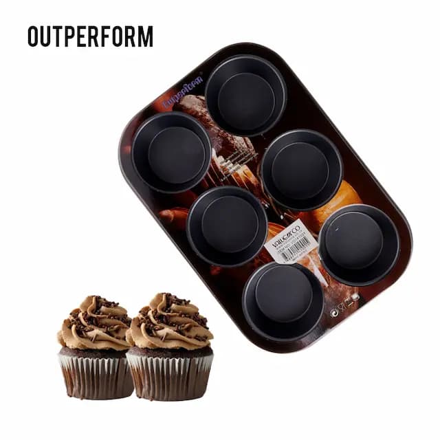 قالب تفلون مافین 6عددی کوچک outperform