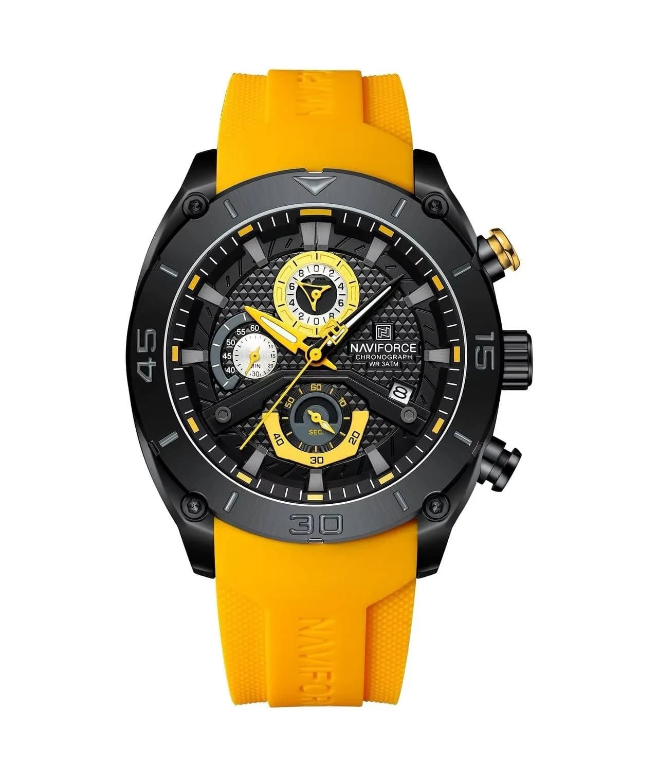 ساعت مردانه نیوی فورس Naviforce NF8038 B/B/Y اورجینال