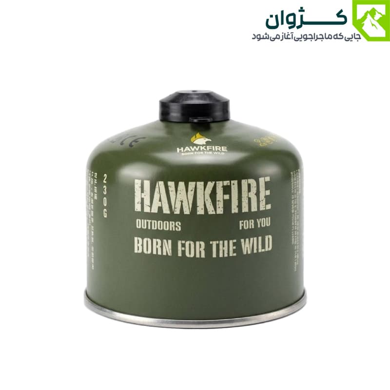 کپسول گاز 230 گرمی HAWKFIRE