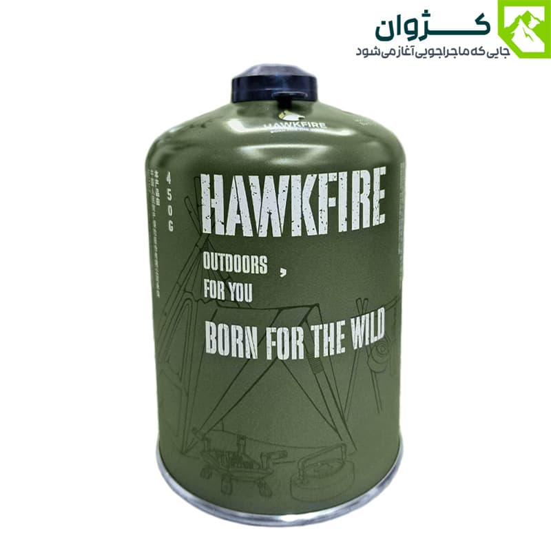کپسول گاز 450 گرمی HAWKFIRE