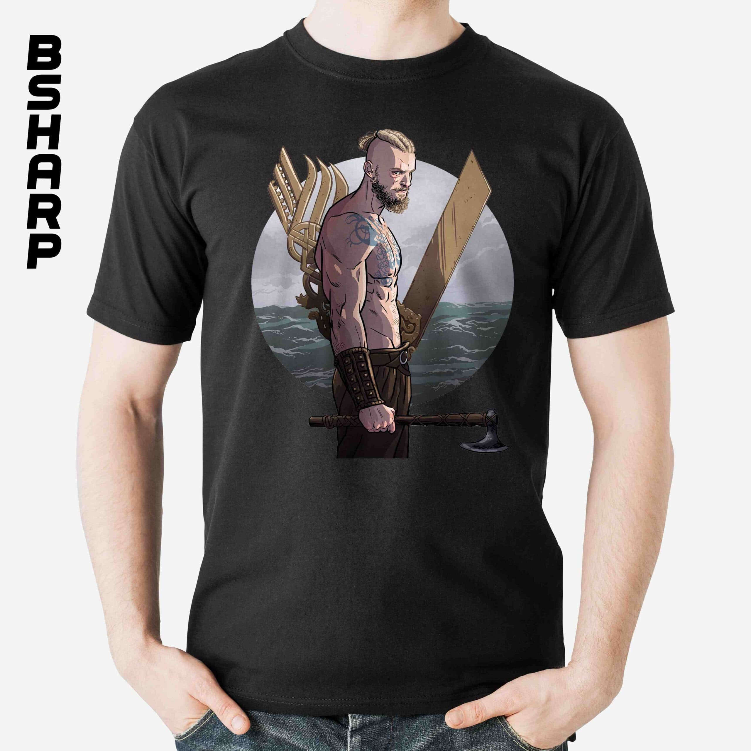 تیشرت Vikings طرح رگنار 7