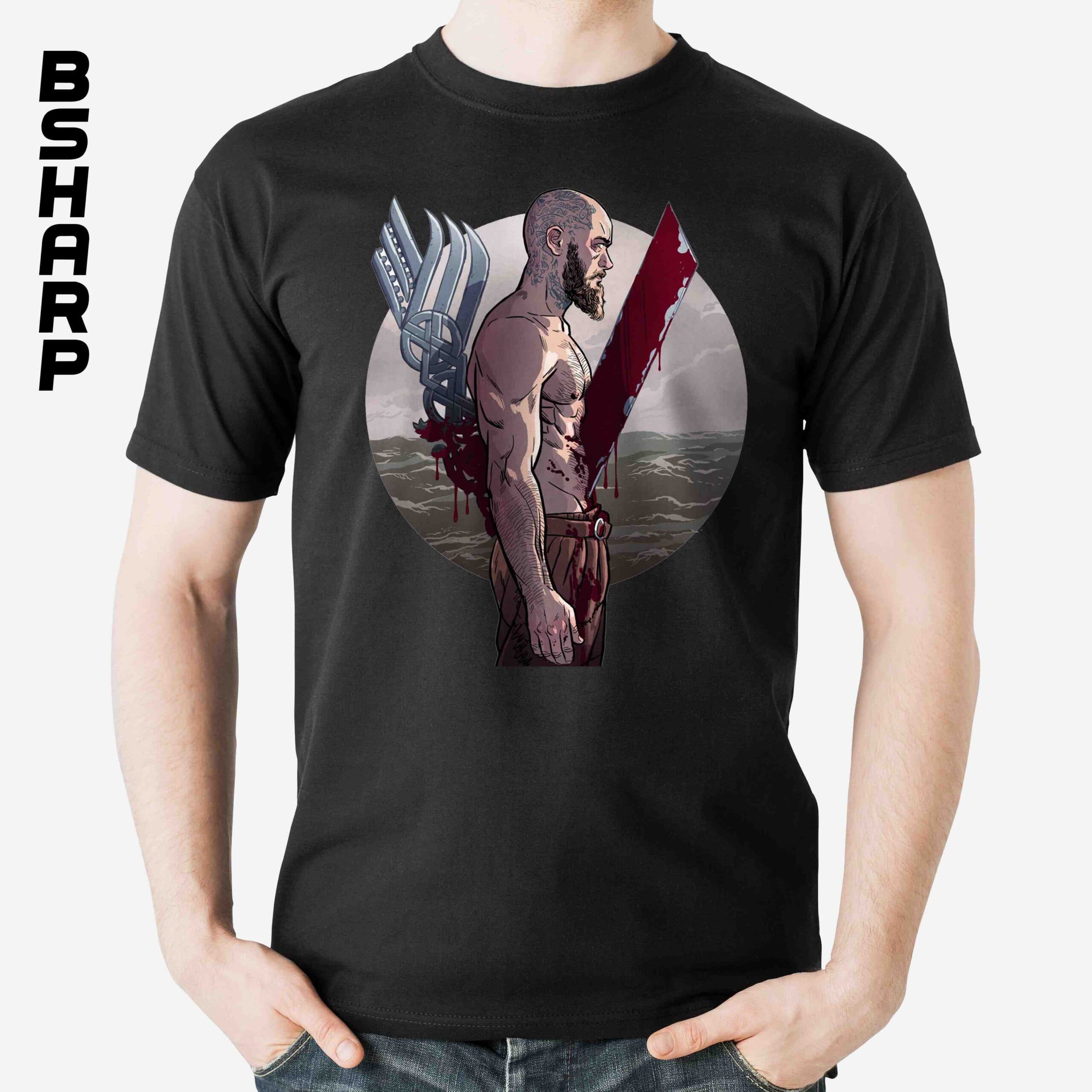 تیشرت Vikings طرح رگنار 6