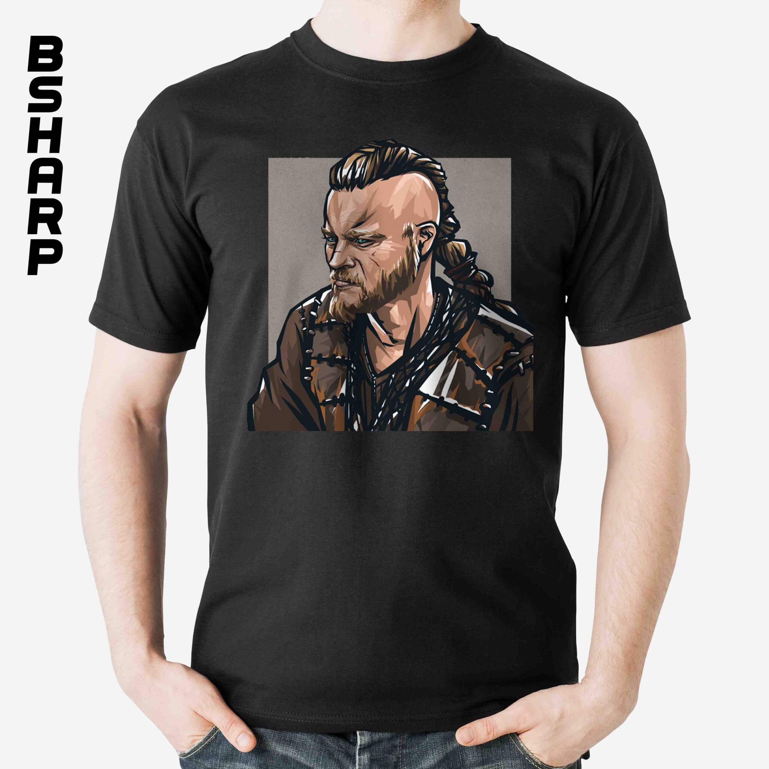تیشرت Vikings طرح رگنار 4