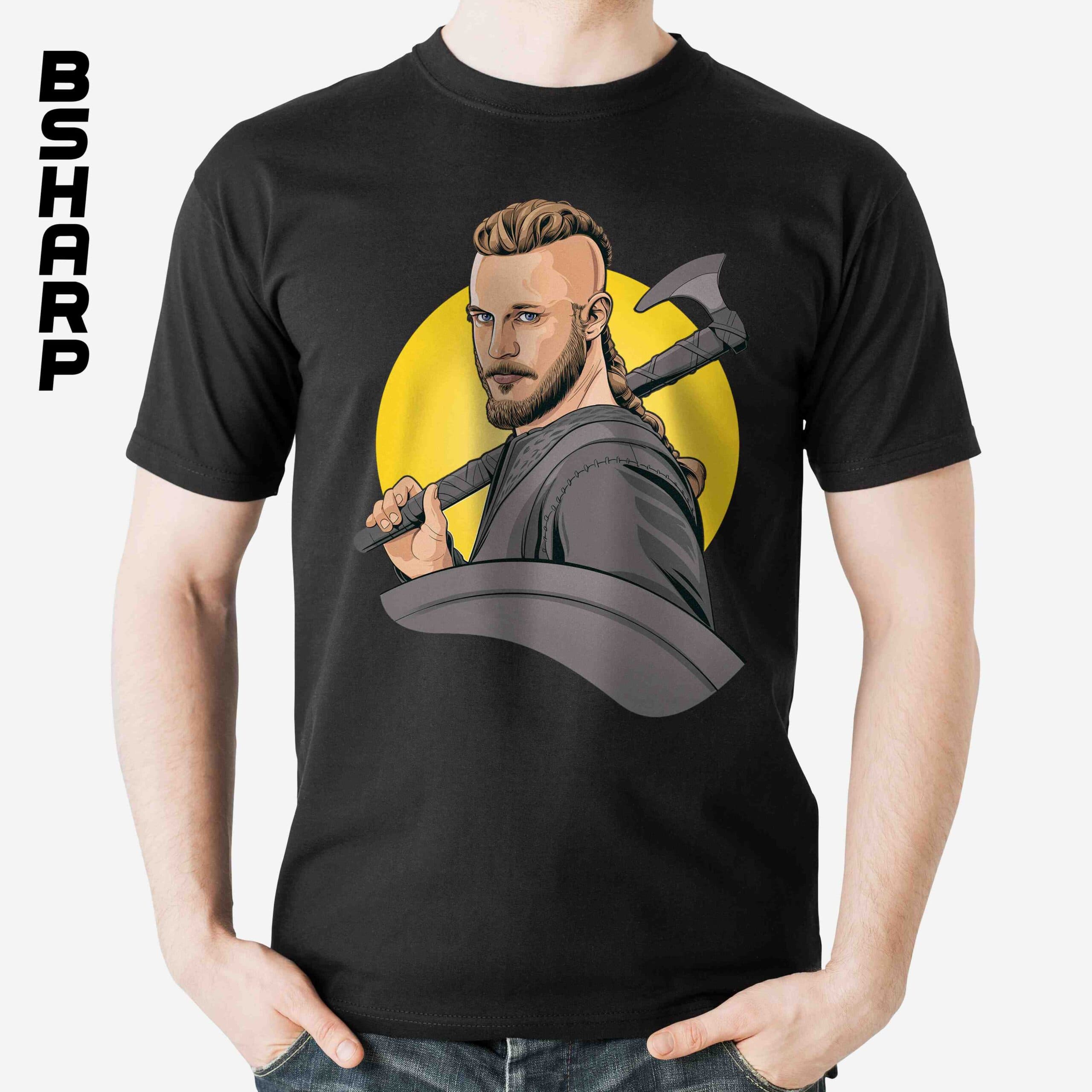 تیشرت Vikings طرح رگنار 2
