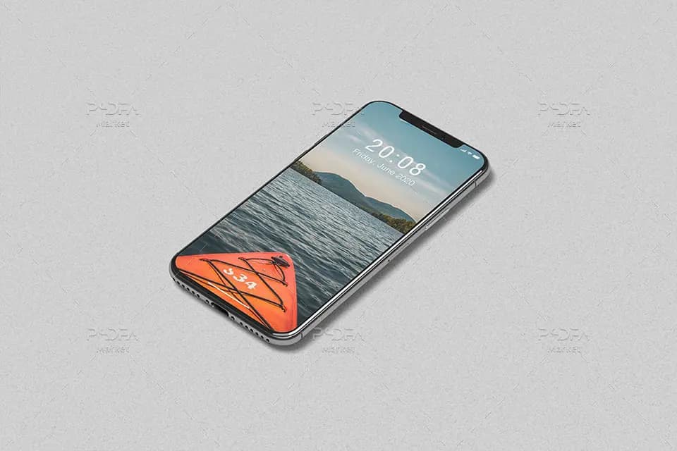 موکاپ آیفون ایکس (10) برای فتوشاپ iPhone X Mockup — تصویر ۵