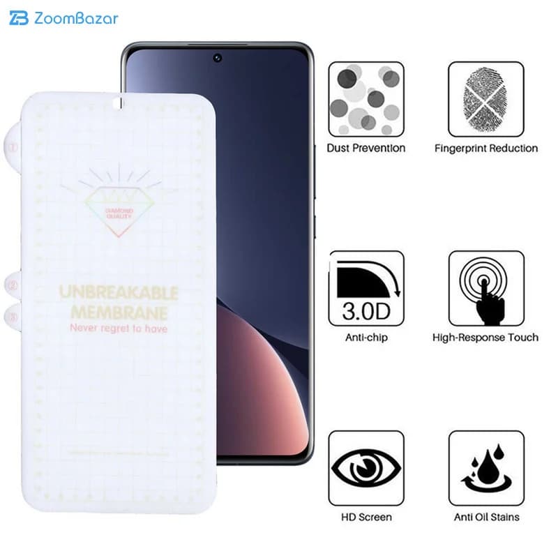 گلس اپیکوی مدل Hydrogel مناسب برای گوشی موبایل شیائومی Mi 12X / 12 / Mi 12 / Mi 12S — تصویر ۳