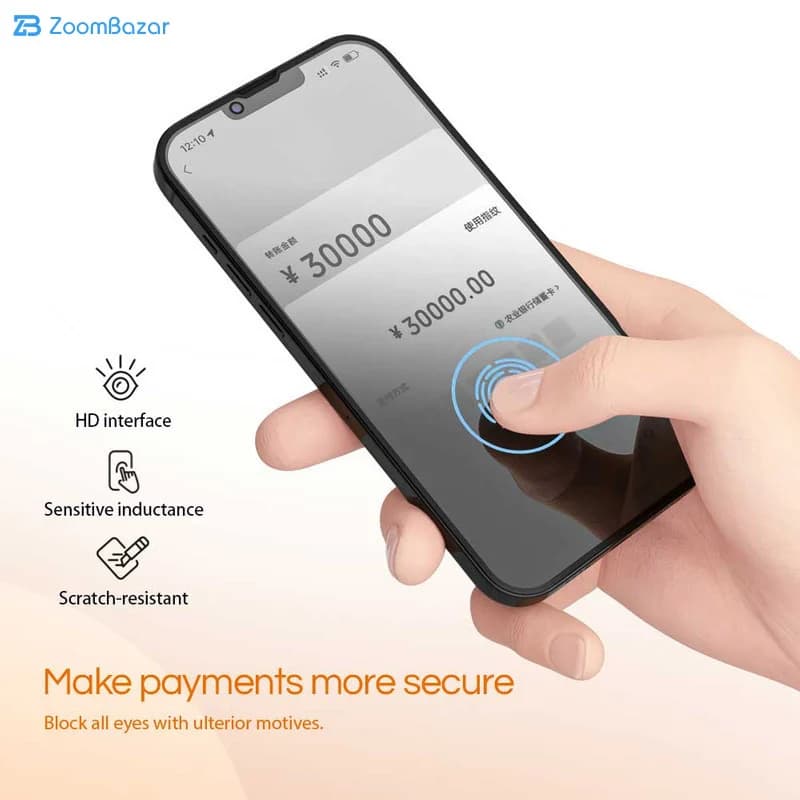 گلس پرایوسی اپیکوی مدل PvSight مناسب برای گوشی موبایل شیائومی Redmi Note 9 Pro/ Redmi Note 9 Pro Max/ Redmi Note 9s/ Redmi Note 10 Lite/ Poco M2 Pro — تصویر ۳