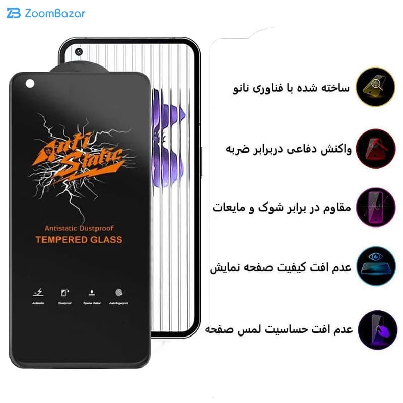 گلس اِپیکوی مدل Antistatic Dustproof مناسب برای گوشی موبایل ناتینگ Nothing Phone 1 — تصویر ۵