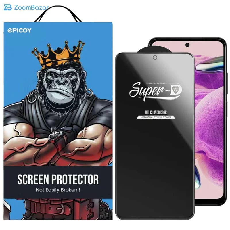 گلس اپیکوی مدل Super 5D مناسب برای گوشی موبایل شیائومی Redmi Note 12S/Redmi Note 11S 4G/Poco M4 Pro 4G — تصویر ۴