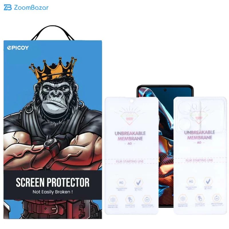 گلس مات اپیکوی مدل Hydrogel-Matte مناسب برای گوشی موبایل شیائومی Poco X5 Pro به همراه محافظ پشت گوشی — تصویر ۷