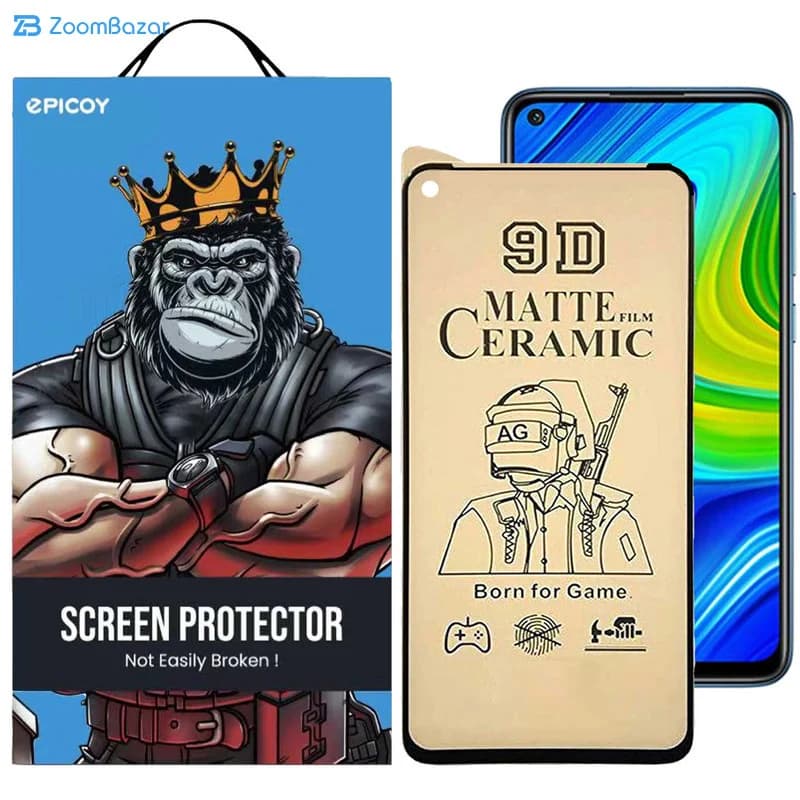 گلس سرامیکی مات اپیکوی مدل BodyGuard مناسب برای گوشی موبایل شیائومی Redmi 10X 4G/Note 9 5G/Note 9T — تصویر ۶