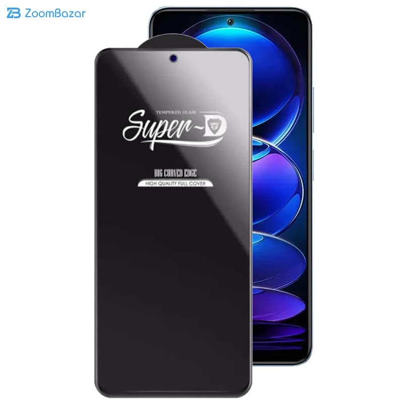 گلس اپیکوی مدل Super 5D مناسب برای گوشی موبایل شیائومی Redmi Note 12 5G/ Poco X5 — تصویر ۳