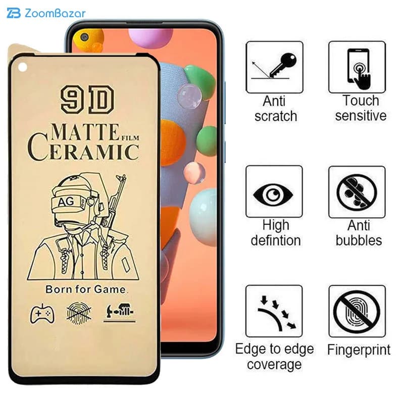 گلس سرامیکی مات اپیکوی مدل BodyGuard مناسب برای گوشی موبایل سامسونگ Galaxy A11/M11 — تصویر ۳
