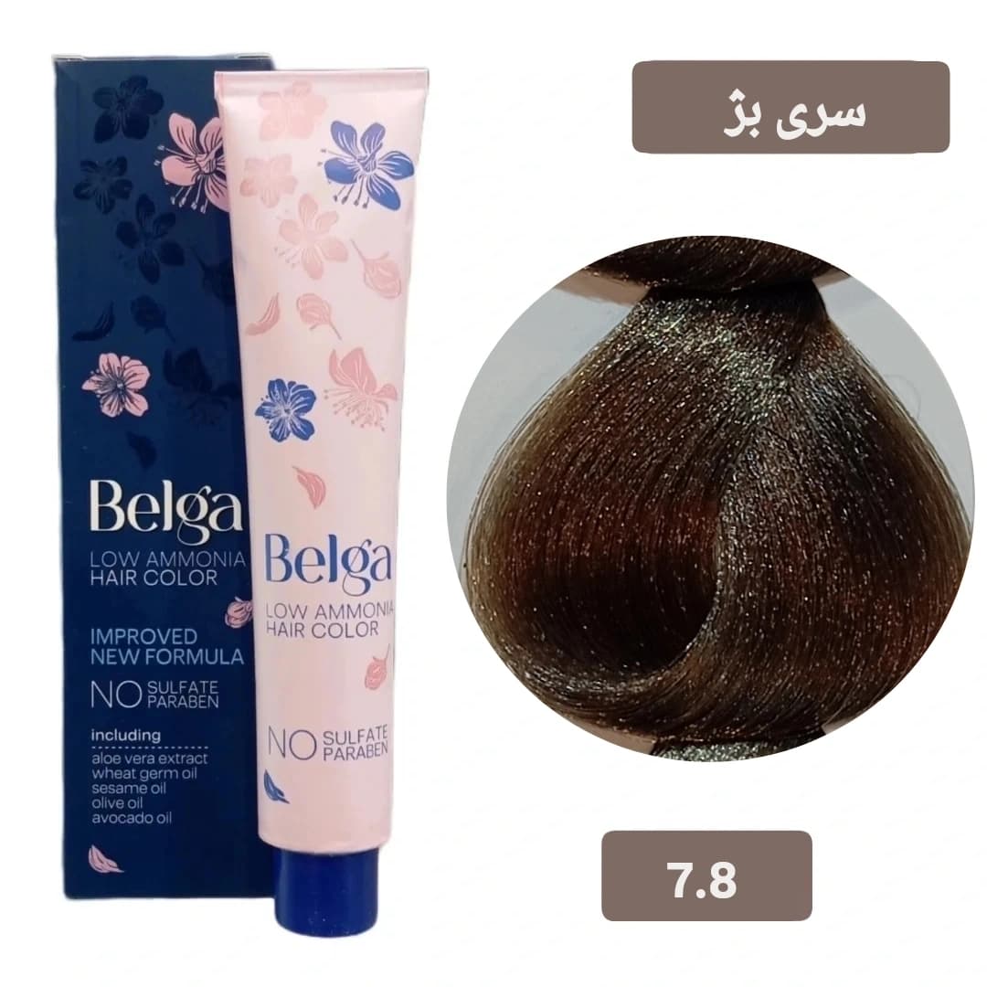 رنگ مو بلگا بژ متوسط BELGA 7.8