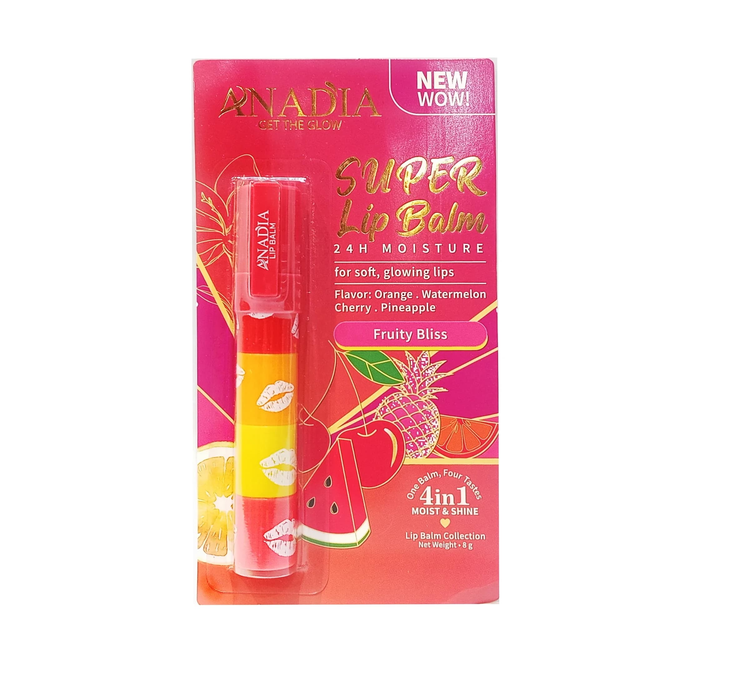بالم لب آنادیا مدل Anadia Fruity Bliss 4in1