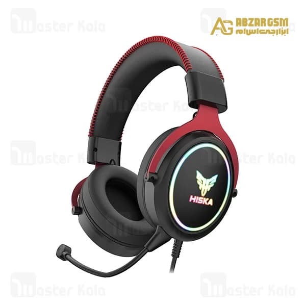 هدفون سیمی گیمینگ هیسکا Hiska GHR-05 — تصویر ۲