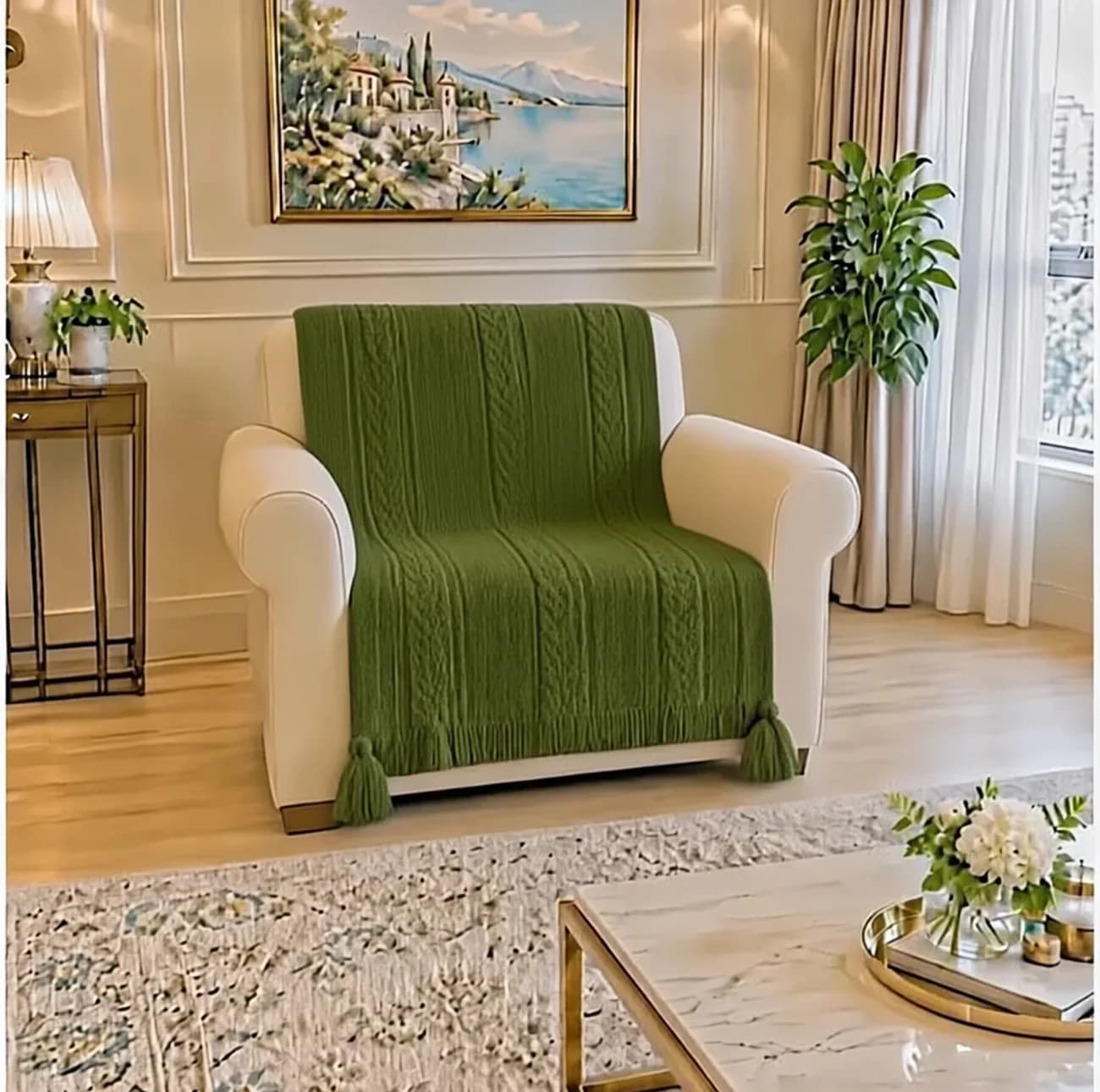 شال مبل و تخت هنرمند مدل گیس بافت کد 89-96 سایز 200×150 سانتی‌متر