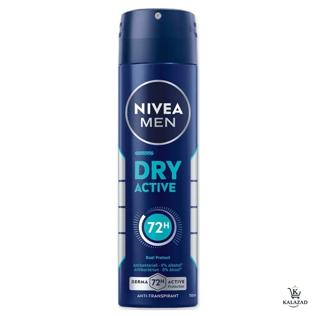 اسپری ضد تعریق مردانه نیوا NIVEA Men مدل Dry Active — تصویر ۲