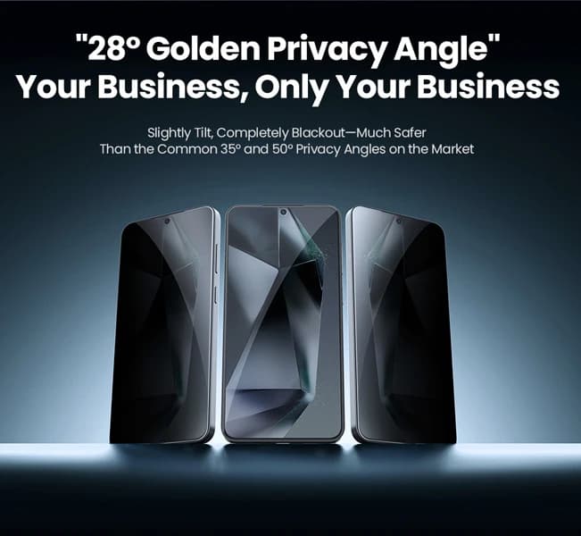 گلس Privacy حریم شخصی Samsung Galaxy S25 — تصویر ۲
