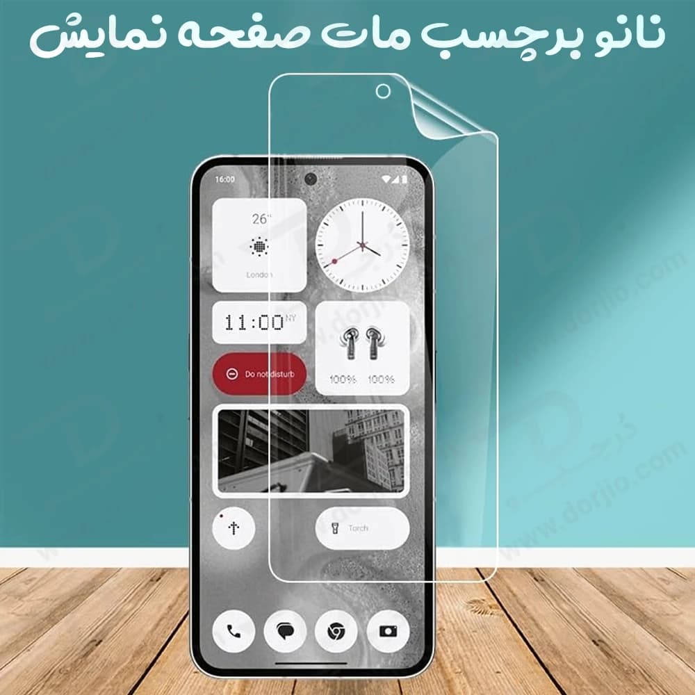 نانو برچسب مات صفحه نمایش Nothing Phone 3a