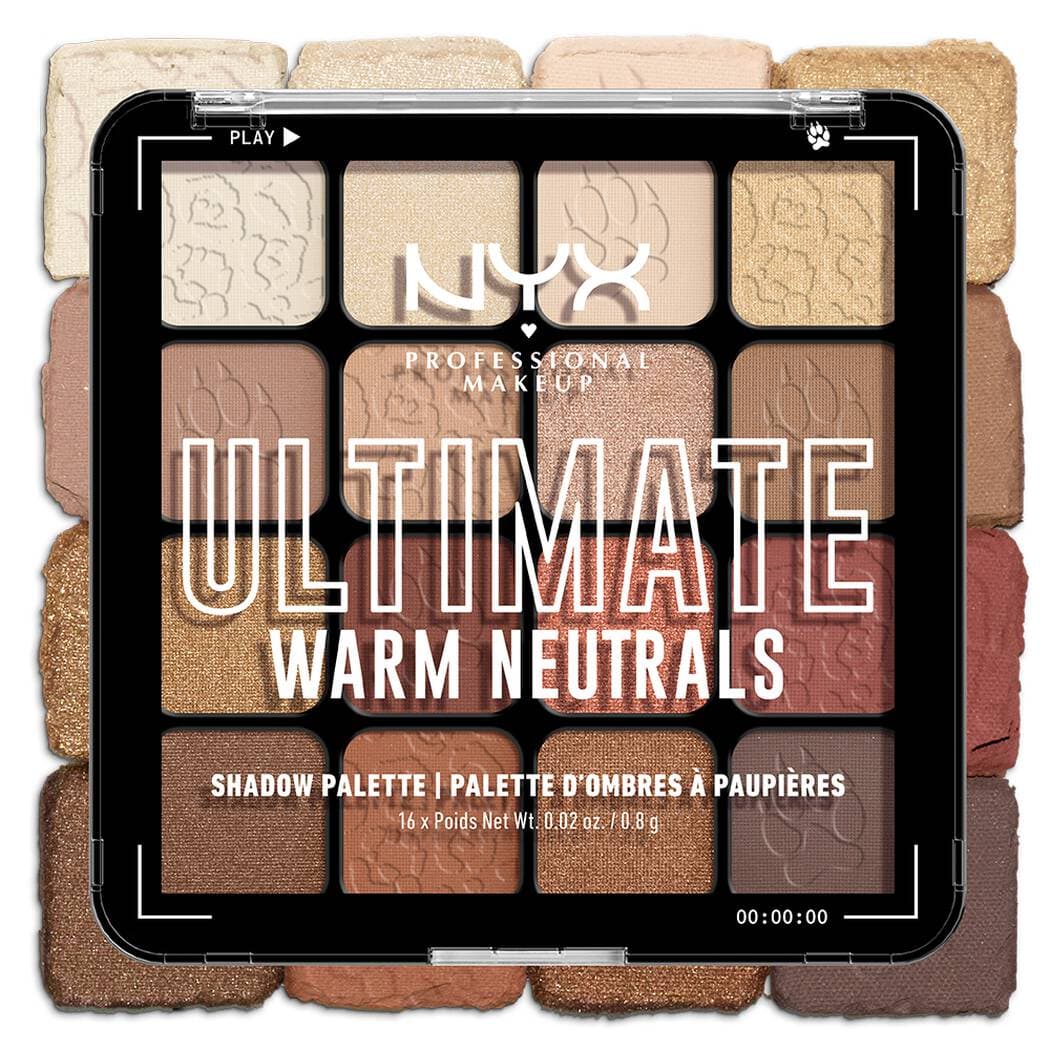 پالت سایه نیکس مدل ultimate warm neutrals