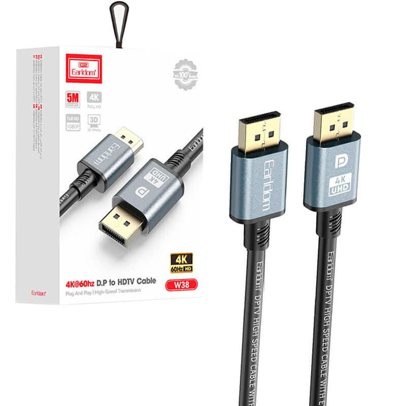 کابل Display 4K ارلدام ET-W38 طول 5 متر