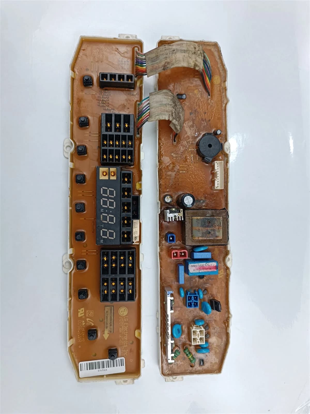 برد نمایشگر و برد اصلی ماشین لباسشویی الجی مدل EAX38388001 (SPIRIT7-PJT)