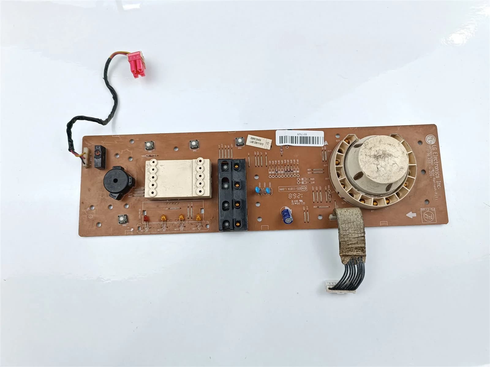 برد نمایشگر ماشین لباسشویی الجی مدل EBR729456