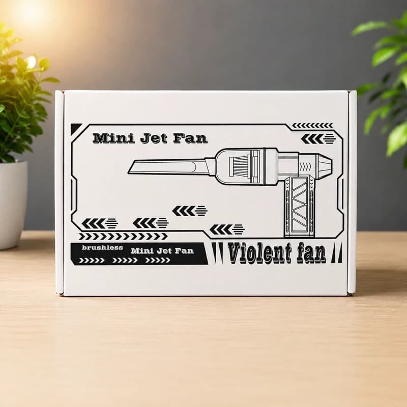 مینی جت فن شارژی براشلس (Mini Jet Fan) VIOLENT FAN