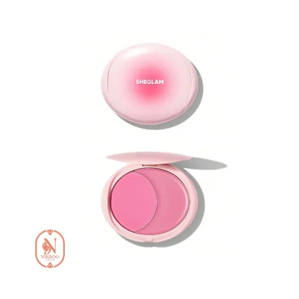پالت رژگونه شیگلم مدل Cheek 2 Cheek Blush Duo رنگ Pink Sprinkles