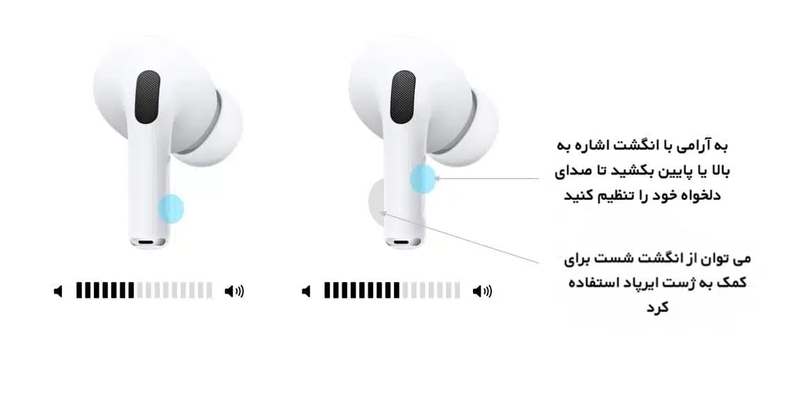 هدفون بی سیم اپل مدل MTJV3AM/A | 2nd generation Type-C -Limited ا AirPods Pro | 2nd generation with Magsafe — تصویر ۸