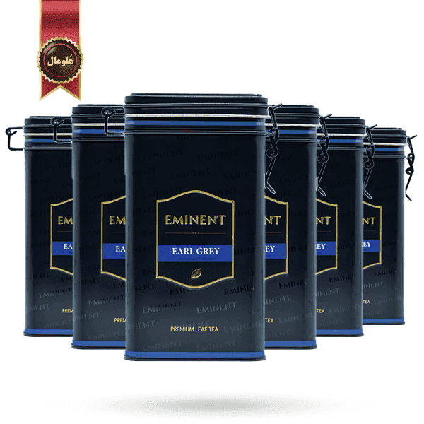 6 عدد چای امیننت eminent مدل ارل گری earl grey وزن 250 گرم (اورجینال)