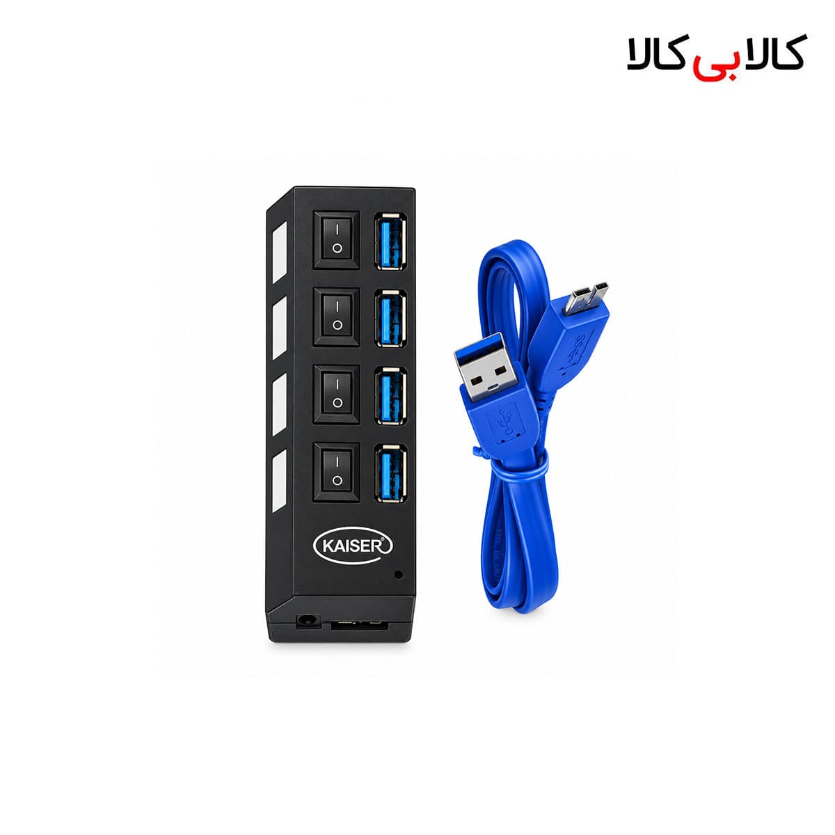 هاب 4 پورت USB 3.0 کلیددار (آداپتورخور)