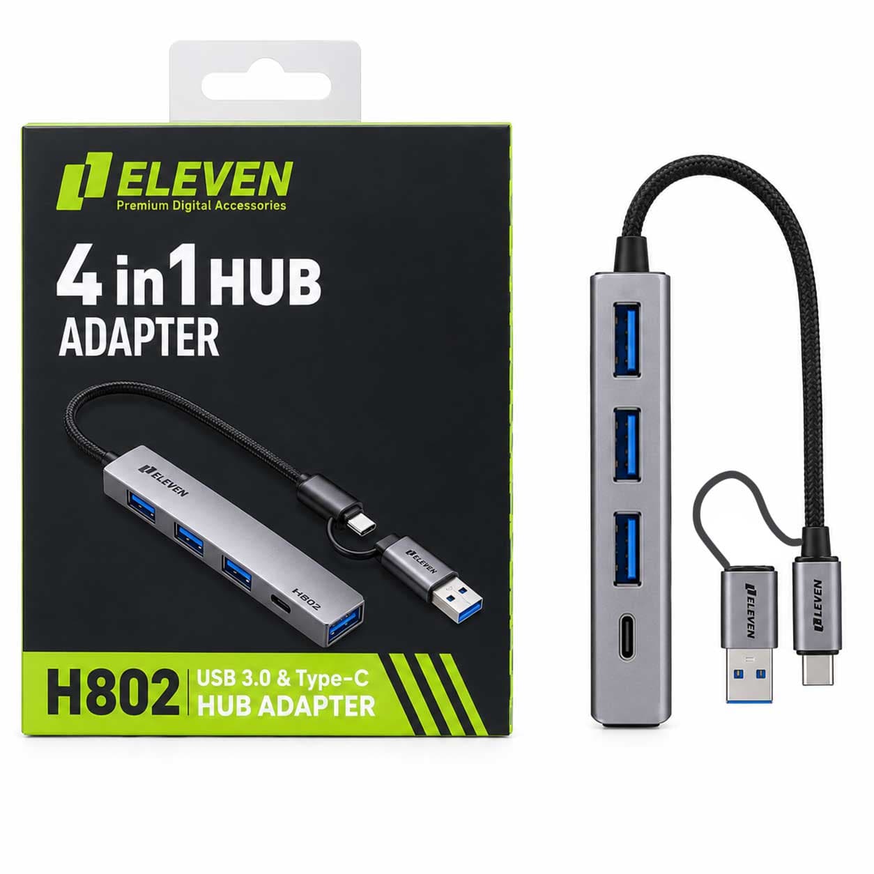هاب چهار پورت ELEVEN H802