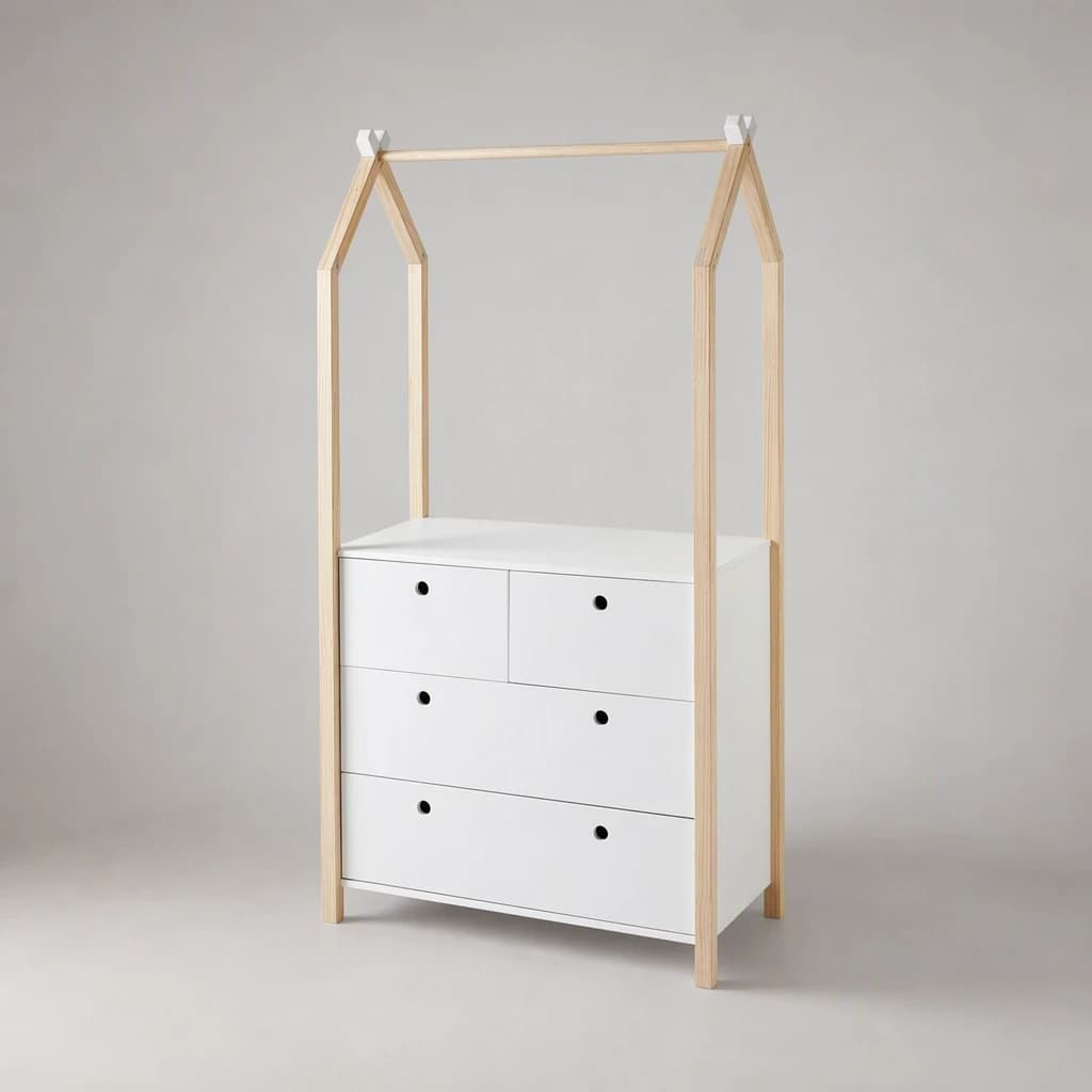 دراور کودک MDF مدل تینورا