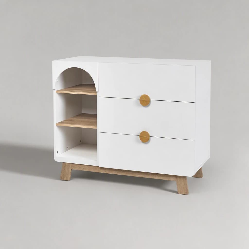 دراور کودک MDF مدل نارینا