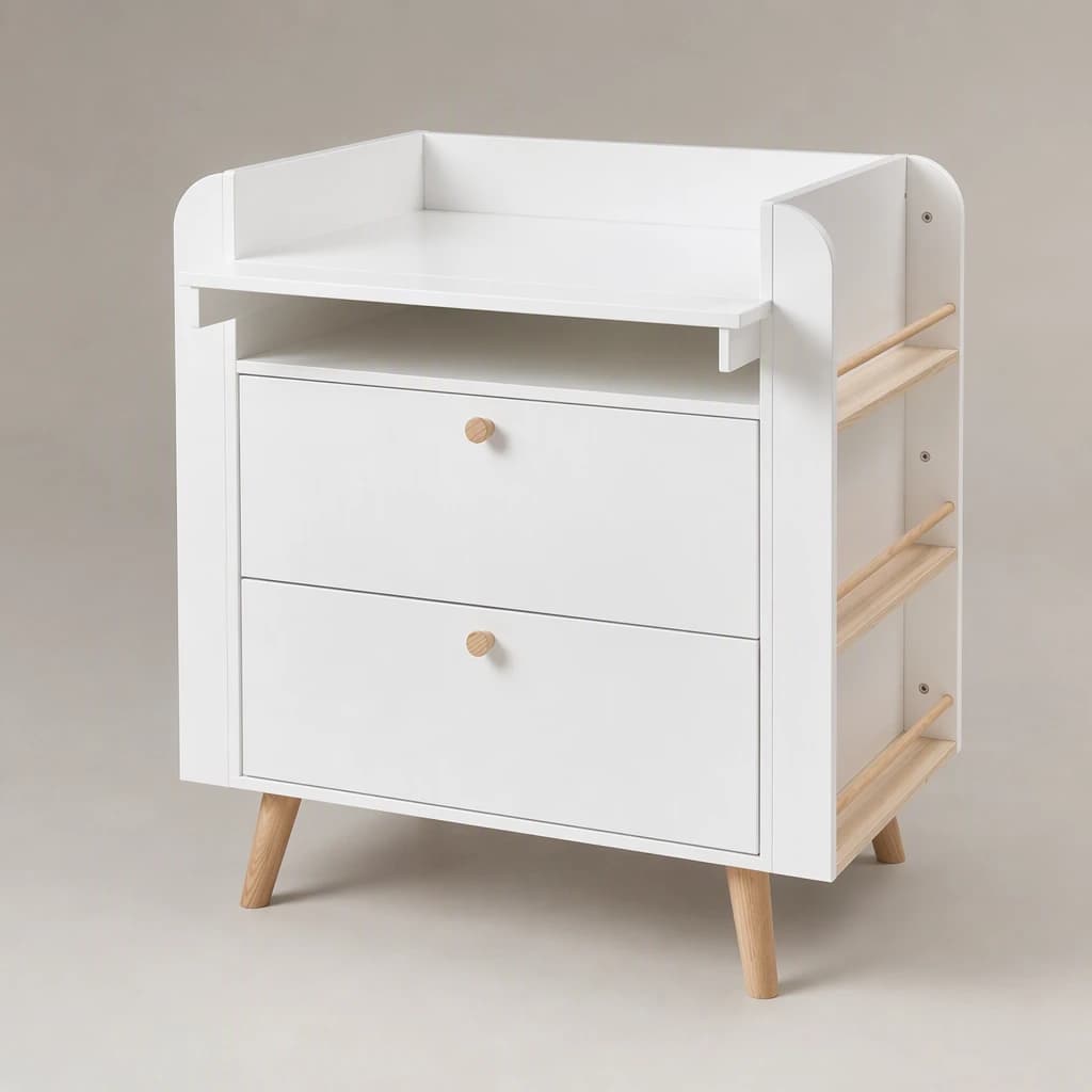 دراور کودک MDF مدل ماهینا