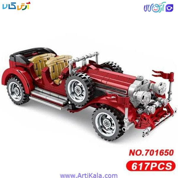 لگو ماشین بنز وینتیج مدل sembo block 701650
