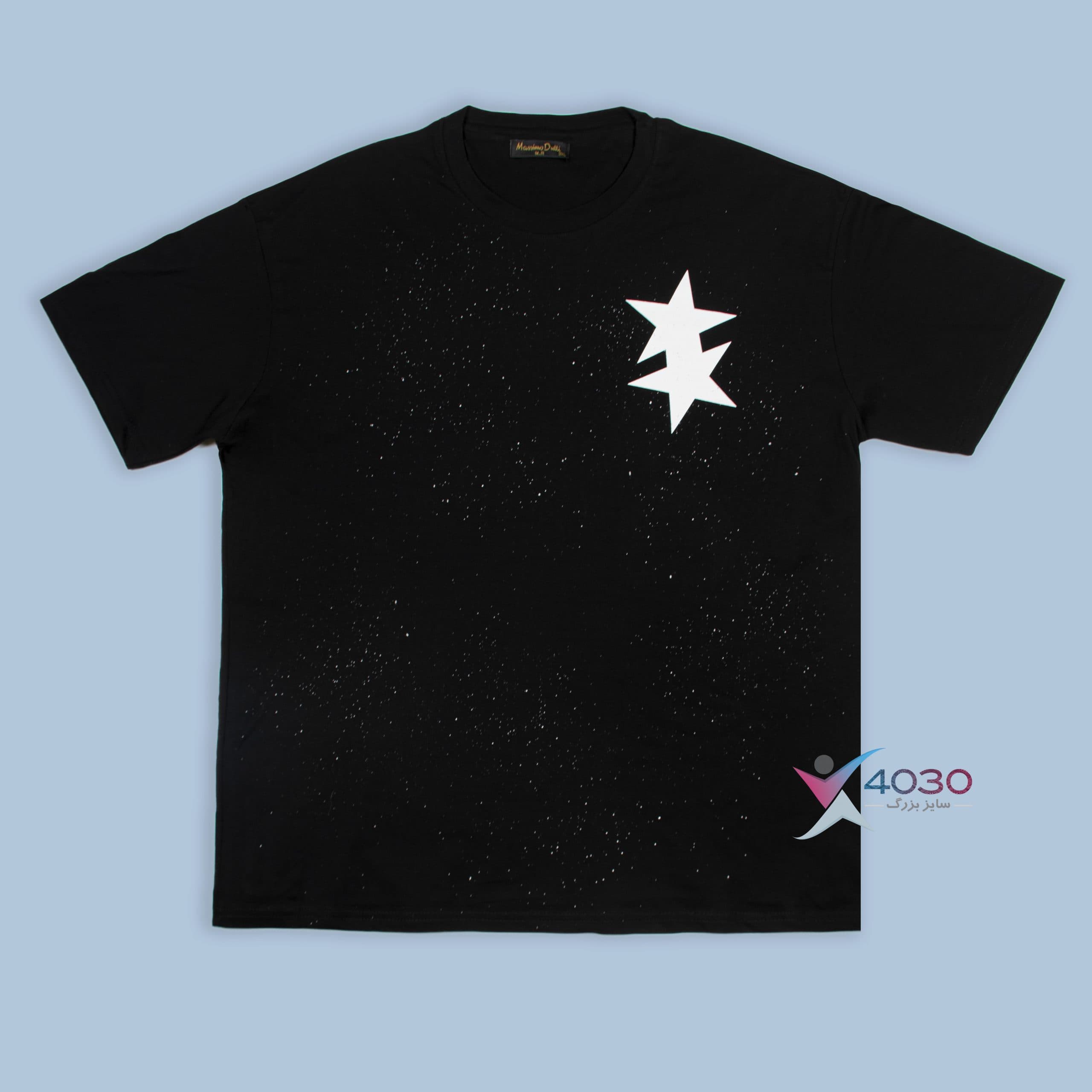 تیشرت Star پشت طرح دار سایزبزرگ ( 391 )
