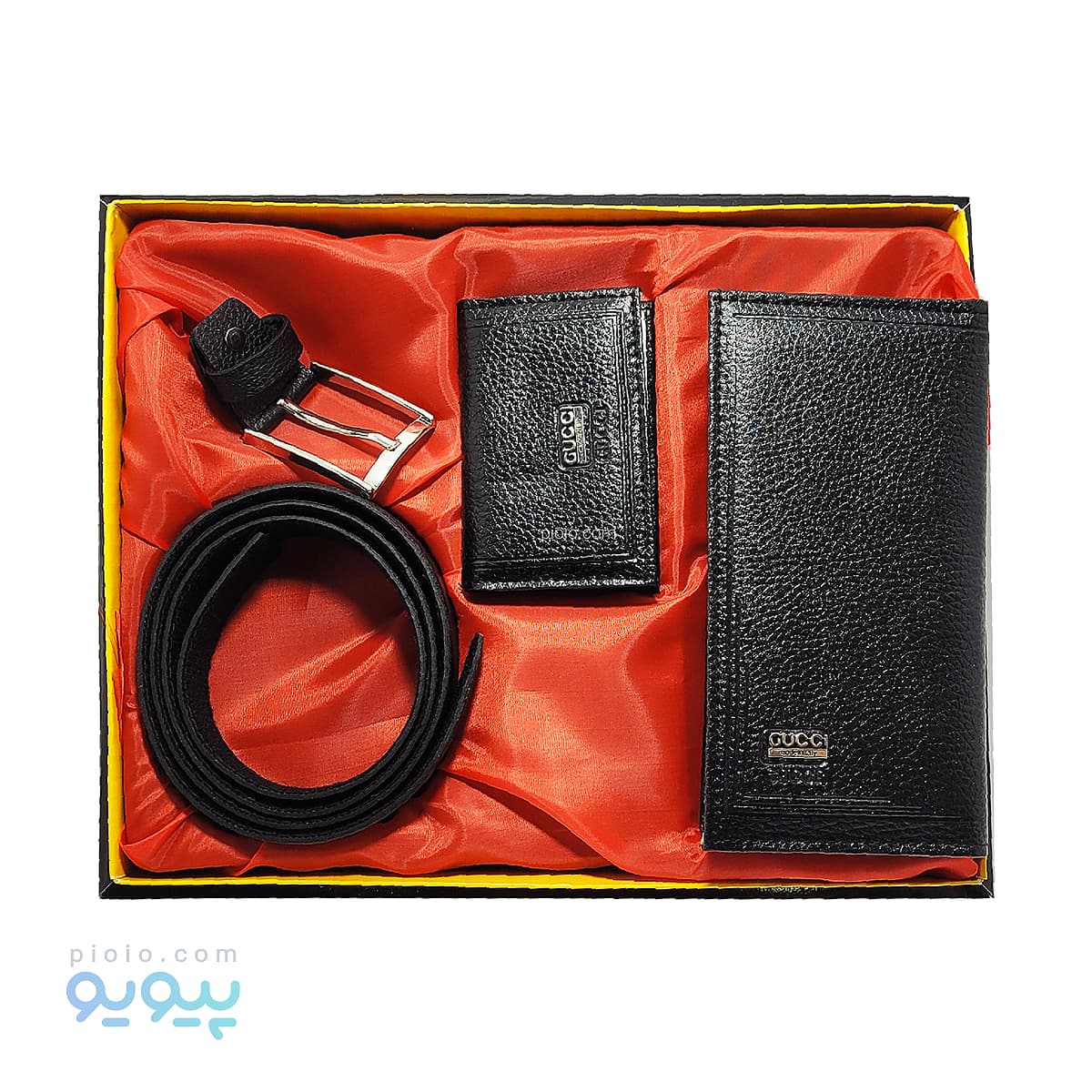 ست هدیه چرم 4تکه برند Gucci