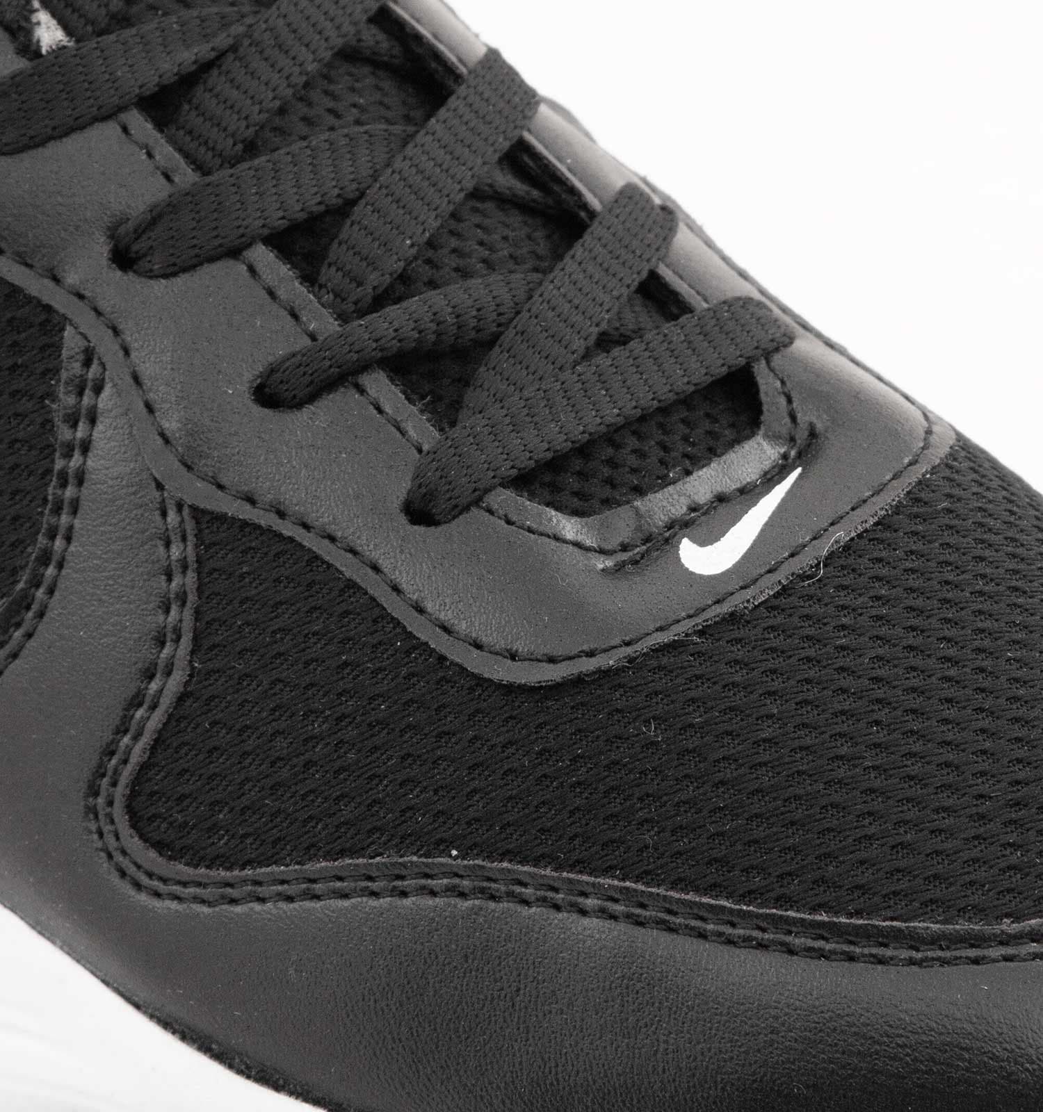 کفش مردانه اسپرت چرم مصنوعی مشکی سفید Nike کد 51516 — تصویر ۶
