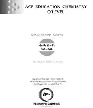 دانلود کتاب Ace Education Chemistry O’level
