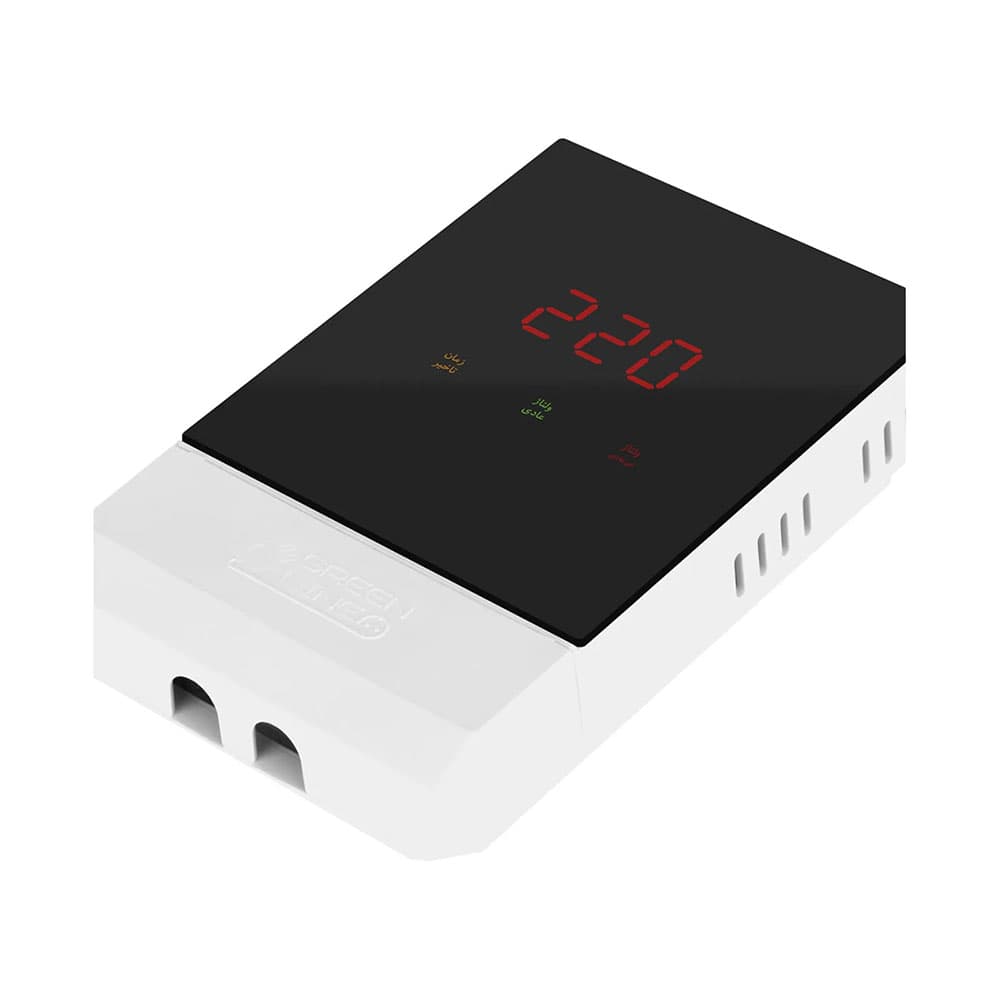 محافظ ولتاژ ورودی 30 آمپر دیجیتال گرین مدل GLP301 EVO