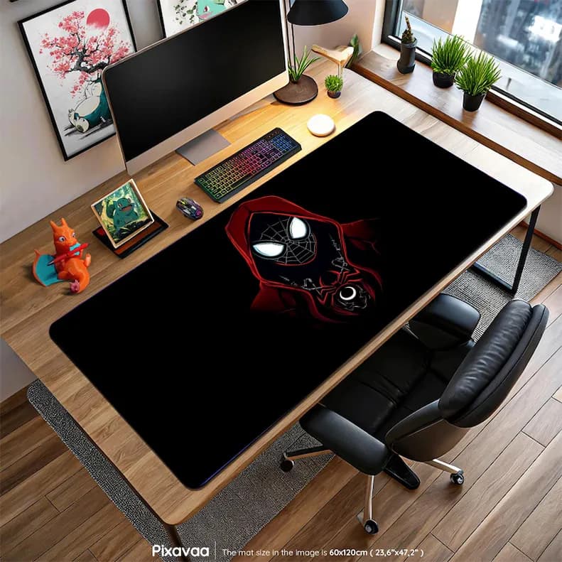 دسک پد مارول مایلز مورالز انرژی الکتریسیته بیو و سمبیوت سرخ (Miles Morales Venom Power)