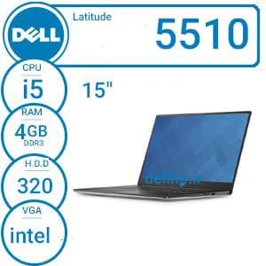 لپ تاپ دست دوم Dell 5510/i5/4/320/intel/15″
