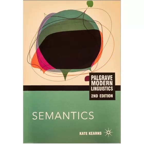 کتاب Semantics 2nd Edition
