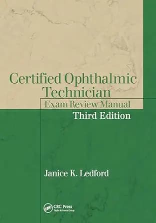 و دانلود نسخه کامل کتاب زبان اصلی Certified Ophthalmic Technician Exam Review Manual (The Basic Bookshelf for Eyecare Professionals) PDF | دانلود کتاب خارجی
