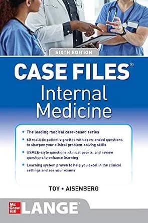 و دانلود نسخه کامل کتاب زبان اصلی Case Files Internal Medicine, Sixth Edition PDF | دانلود کتاب خارجی
