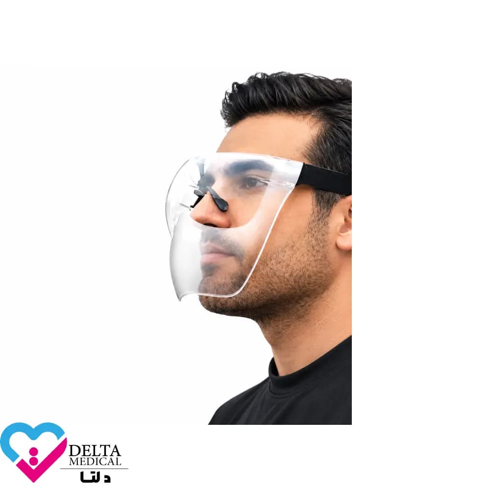 عینک شیلد محافظ چشم و صورت توتاص مدل AT111 — تصویر ۳