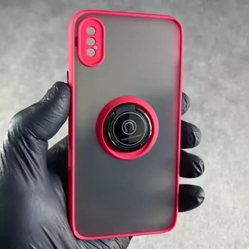 قاب گوشی Rp پشت مات رینگ دار آیفون iPhone x و xs گارد ایفون IPhone Xو Xs قاب موبایل ایفون x — تصویر ۴